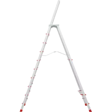 Стремянка профессиональная алюминиевая 10 ступеней с большой площадкой NV3130 Новая высота 3130110