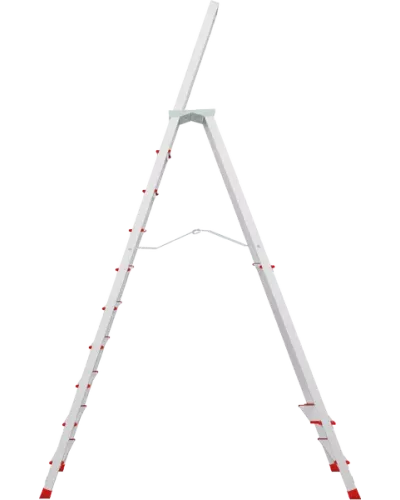 Стремянка профессиональная алюминиевая 10 ступеней с большой площадкой NV3130 Новая высота 3130110