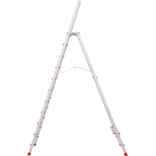 Стремянка профессиональная алюминиевая 11 ступеней с большой площадкой NV3130 Новая высота 3130111