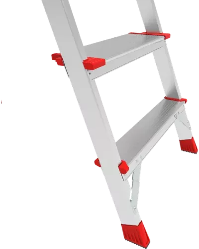 Стремянка профессиональная алюминиевая 11 ступеней с большой площадкой NV3130 Новая высота 3130111