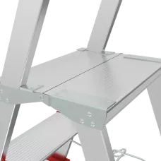 Стремянка профессиональная алюминиевая 3 ступени площадка 350х260 мм NV3137 Новая высота 3137103