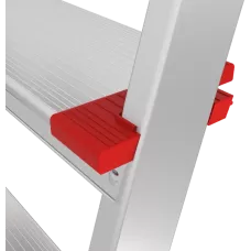 Стремянка профессиональная алюминиевая 7 ступеней площадка 350х260 мм NV3137 Новая высота 3137107