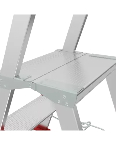 Стремянка профессиональная алюминиевая 9 ступеней площадка 350х260 мм NV3137 Новая высота 3137109