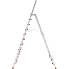 Стремянка профессиональная алюминиевая 11 ступеней площадка 350х260 мм NV3137 Новая высота 3137111