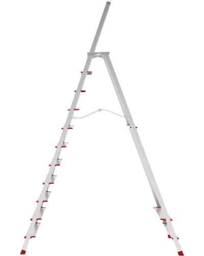 Стремянка профессиональная алюминиевая 11 ступеней площадка 350х260 мм NV3137 Новая высота 3137111