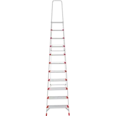 Стремянка профессиональная алюминиевая 11 ступеней площадка 350х260 мм NV3137 Новая высота 3137111