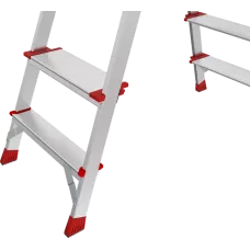 Стремянка алюминиевая 6 ступеней с большой площадкой и органайзером NV3138 Новая высота 3138106