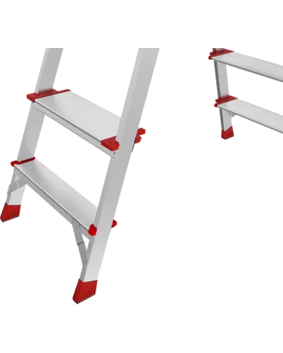 Стремянка алюминиевая 10 ступеней с большой площадкой и органайзером NV3138 Новая высота 3138110