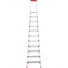 Стремянка алюминиевая 11 ступеней с большой площадкой и органайзером NV3138 Новая высота 3138111