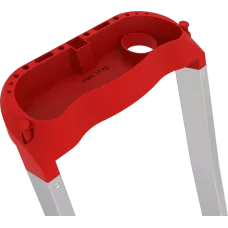 Стремянка алюминиевая 12 ступеней с большой площадкой и органайзером NV3138 Новая высота 3138112