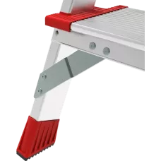 Стремянка алюминиевая 7 ступеней 130мм профессиональная площадка 350х260мм дуга безопасности 800мм Новая высота 3139107