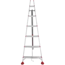 Стремянка алюминиевая садовая  6 ступеней NV3191 Новая высота 3191106