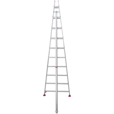 Стремянка алюминиевая садовая  10 ступеней NV3191 Новая высота 3191110