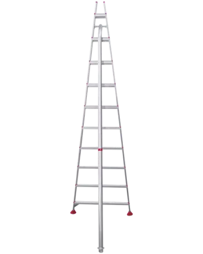 Стремянка алюминиевая садовая  10 ступеней NV3191 Новая высота 3191110