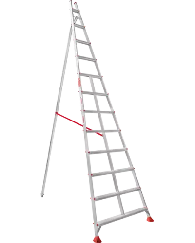 Стремянка алюминиевая садовая  12 ступеней NV3191 Новая высота 3191112