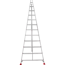 Стремянка алюминиевая садовая  12 ступеней NV3191 Новая высота 3191112