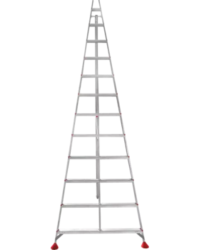 Стремянка алюминиевая садовая  12 ступеней NV3191 Новая высота 3191112