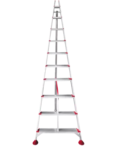 Стремянка алюминиевая садовая 10 ступеней 130 мм NV 3199 Новая высота 3199110