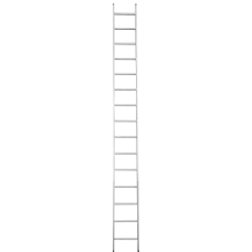 Лестница профессиональная алюминиевая односекционная 15 ступеней NV321 Новая высота 3210115