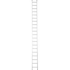Лестница профессиональная алюминиевая односекционная 20 ступеней NV321 Новая высота 3210120