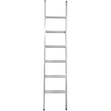 Лестница алюминиевая односекционная 6 развальцованных ступеней NV3214 Новая высота 3214106