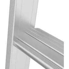 Лестница алюминиевая односекционная 12 развальцованных ступеней NV3214 Новая высота 3214112