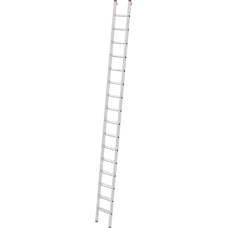 Лестница алюминиевая односекционная 16 развальцованных ступеней NV3214 Новая высота 3214116