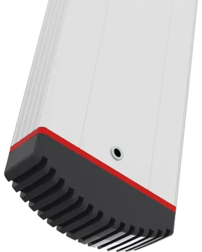 Лестница алюминиевая односекционная 16 развальцованных ступеней NV3214 Новая высота 3214116