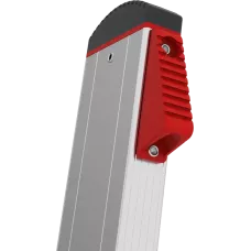 Лестница алюминиевая односекционная 16 развальцованных ступеней NV3214 Новая высота 3214116