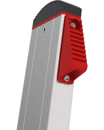 Лестница алюминиевая односекционная 16 развальцованных ступеней NV3214 Новая высота 3214116