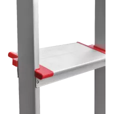 Лестница профессиональная алюминиевая односекционная 9 ступеней 130 мм NV3217 Новая высота 3217109