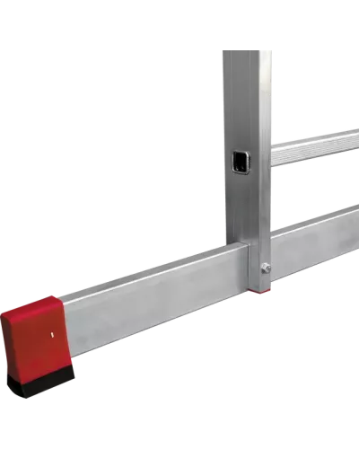 Лестница алюминиевая трёхсекционная 3х15 ступеней усиленная NV3231 Новая высота 3231315