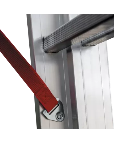 Лестница алюминиевая трёхсекционная 3х16 ступеней усиленная NV3231 Новая высота 3231316