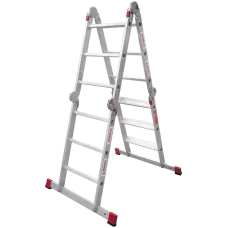 Лестница-трансформер 4х3 развальцованных ступеней ширина 500 мм NV3324 Новая высота 3324403