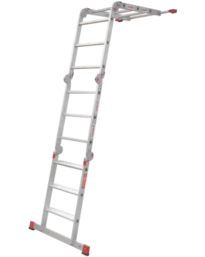 Лестница-трансформер 4х3 развальцованных ступеней ширина 500 мм NV3324 Новая высота 3324403