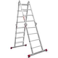 Лестница-трансформер 4x4 развальцованных ступеней ширина 500 мм NV3324 Новая высота 3324404