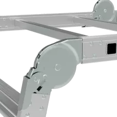 Лестница-трансформер 4x3 развальцованных ступеней ширина 650 мм NV3325 Новая высота 3325403