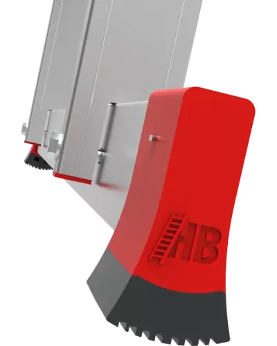 Лестница-трансформер 4x3 развальцованных ступеней ширина 650 мм NV3325 Новая высота 3325403