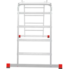 Лестница-трансформер 4x4 развальцованных ступеней ширина 650 мм NV3325 Новая высота 3325404