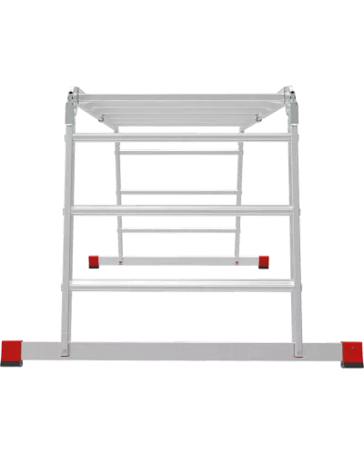 Лестница-трансформер 4х3 развальцованных ступеней ширина 800 мм NV3326 Новая высота 3326403