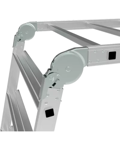 Лестница-трансформер 4x4 развальцованных ступеней ширина 800 мм NV3326 Новая высота 3326404