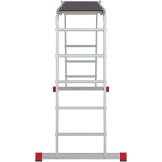 Лестница-трансформер 2х4+2х5 ступеней с помостом ширина 500 мм NV3331 Новая высота 3331245