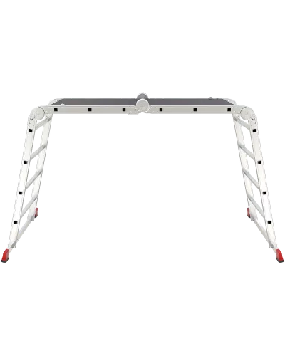 Лестница-трансформер 2х3+2х4 ступеней с помостом ширина 650 мм NV3332 Новая высота 3332234