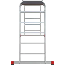 Лестница-трансформер 2х4+2х5 ступеней с помостом ширина 650 мм NV3332 Новая высота 3332245