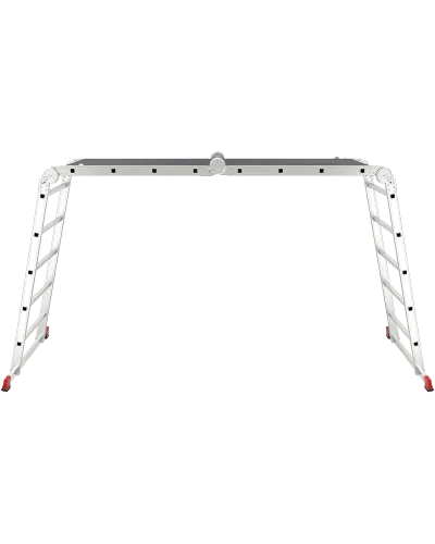 Лестница-трансформер 2х4+2х5 ступеней с помостом ширина 650 мм NV3332 Новая высота 3332245