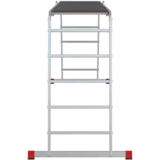 Лестница-трансформер  4x5 ступеней с помостом ширина 650 мм NV3332 Новая высота 3332405