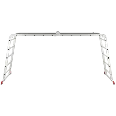 Лестница-трансформер  4x5 ступеней с помостом ширина 650 мм NV3332 Новая высота 3332405