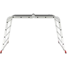 Лестница-трансформер 2х3+2х4 ступеней с помостом ширина 800 мм NV3333 Новая высота 3333234