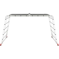 Лестница-трансформер 2х4+2х5 ступеней с помостом ширина 800 мм NV3333 Новая высота 3333245