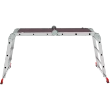 Лестница-трансформер 4x3 развальцованных ступеней с помостом ширина 500 мм NV3334 Новая высота 3334403
